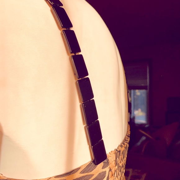 Vintage Anne Klein Animal-Print Maxi Dress - Picture 3 of 5